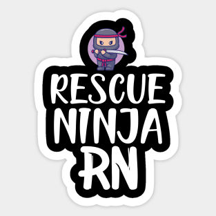 Registered Nurse - Rescue Ninja RN Sticker